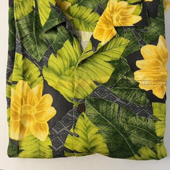Tommy Bahama 100% Silk Hawaiian Print Mens Short Sleeve Shirt Size:XXL: Vintage - Picture 7 of 7